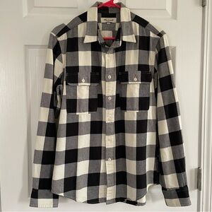 Madewell Monochrome Plaid Shirt